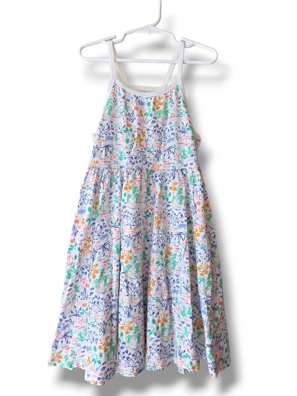 Tea Collection Girls 10 Azores Island Floral Spaghetti Strap Dress